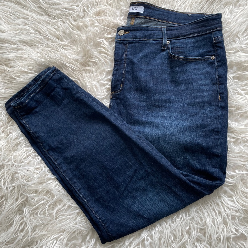 Loft Plus High Waist Skinny Jean